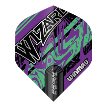 Winmau Prism Delta Wizard Purple & Green