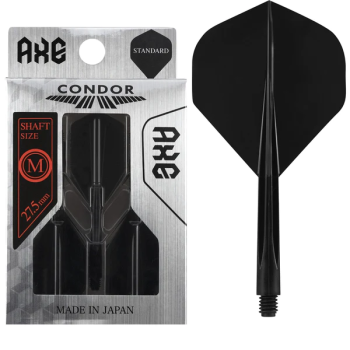 Condor AXE Dart Flights - Standard - schwarz