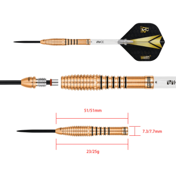 One80 R2 Interchange Re-silience Steeltip, 25gr