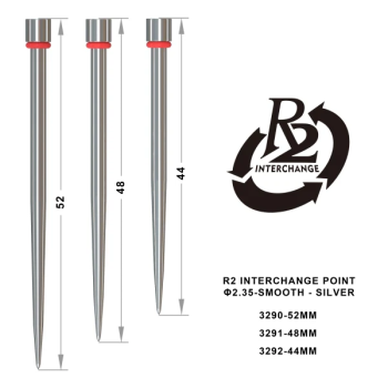 One80 R2 Interchange Point 2,35mm Smooth Silber - 48mm -