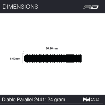 Winmau Diabolo 90% Tungsten Winmau Diabolo 90% Tungsten