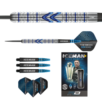 Gerwyn Price Iceman Midnight Edition : 23gr 90% Tungsten alloy