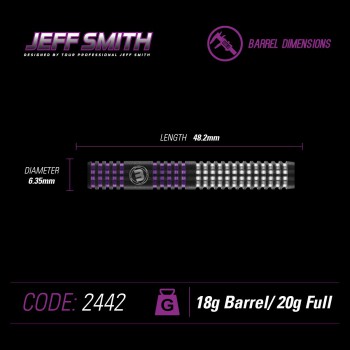 Winmau Jeff Smith 18 gram Barrel / 20 gram full 90% Tungsten