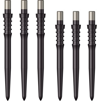 Mission Sniper Points - Titan Pro - Steel Tip Replacement Points - Black 28mm