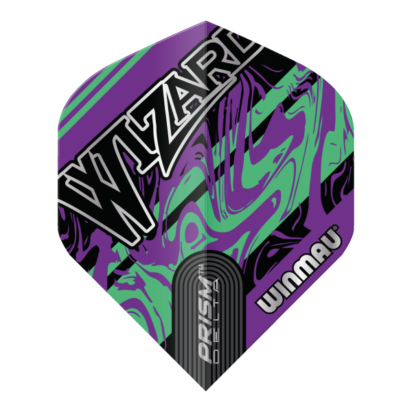 Winmau Prism Delta Wizard Purple & Green