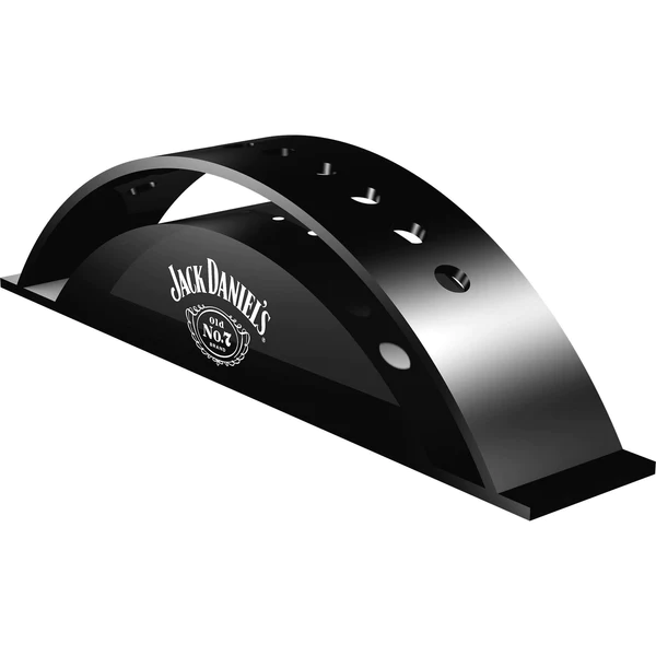 Jack Daniels - Jack Daniels - Acrylic Arc Display Stand - Holds 9 Darts - Black