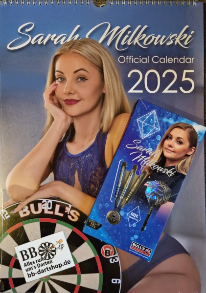 Sarah Milkowski Steeldart 22gr inkl. Dart Kalender 2025