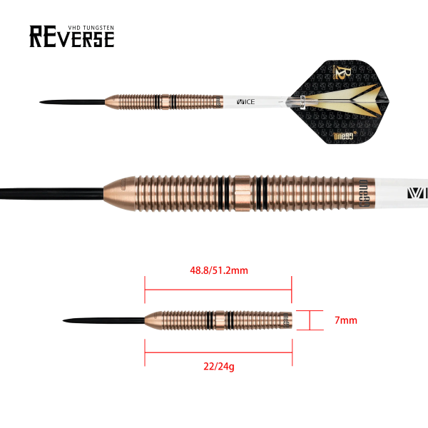 One80 R2 Interchange Re-verse Steeltip , 22gr