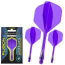 Winmau Fusion Integrated Flight & Shaft - purple